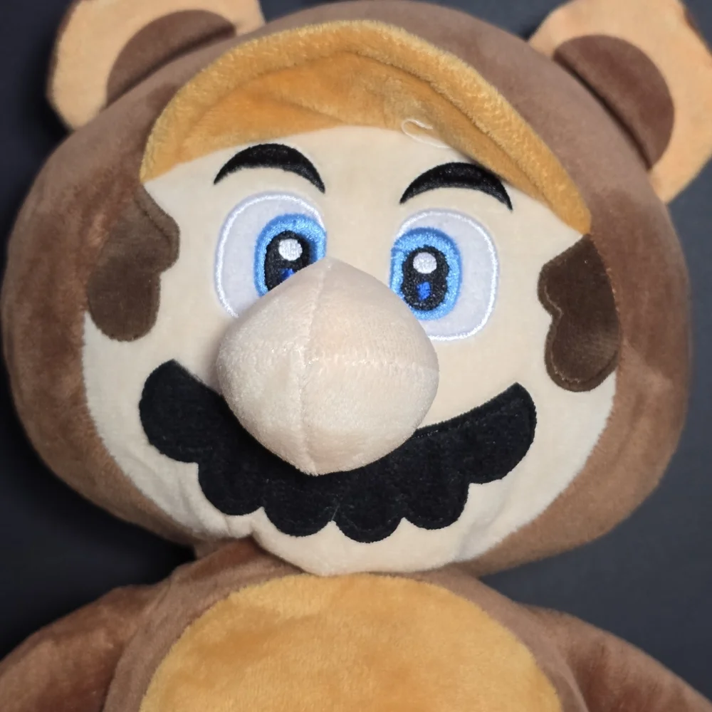 Super Mario Tanooki Suit Mario Raccoon Giant Plush 16